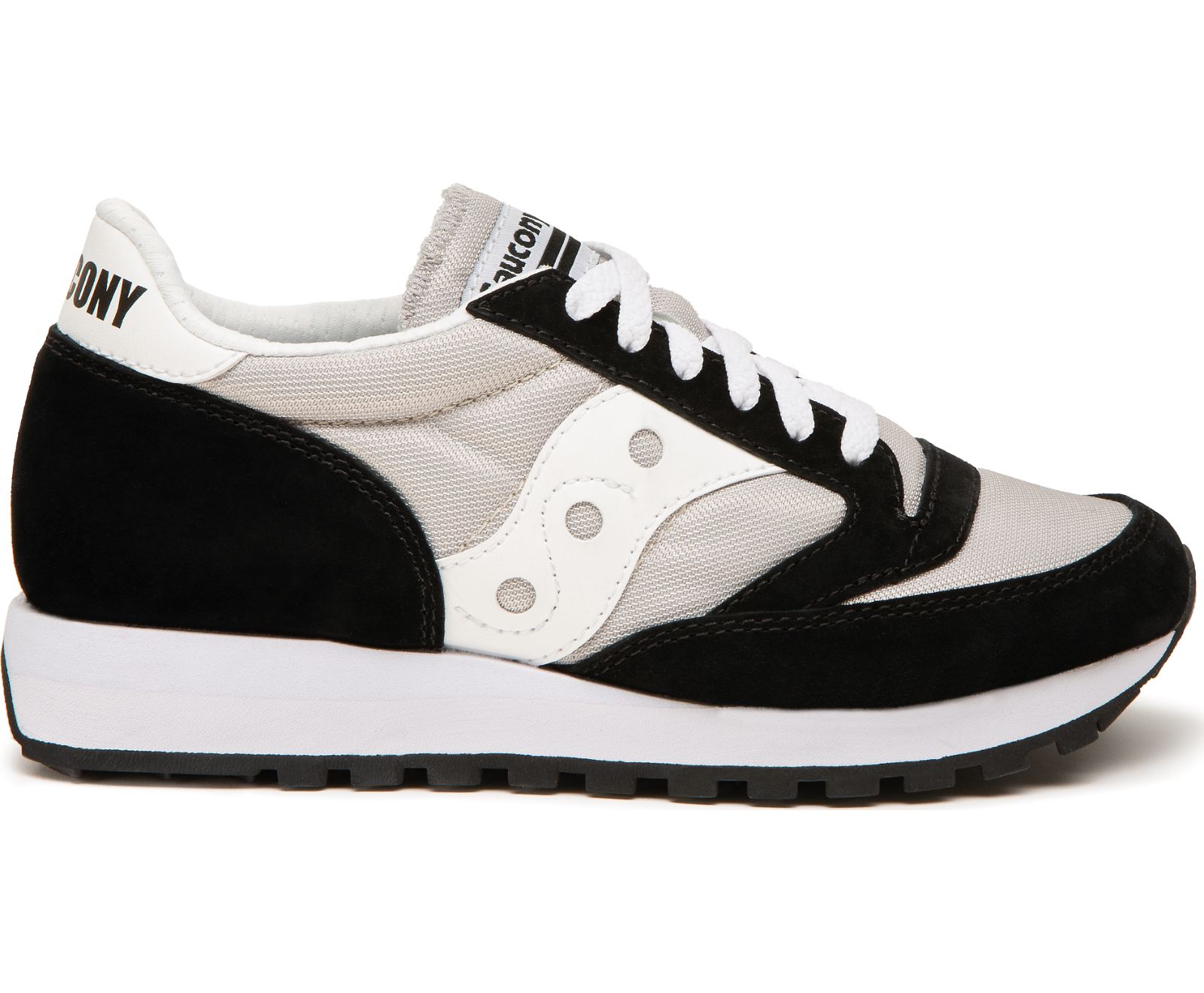 Men\'s Saucony Jazz 81 Originals Black / Grey / White | Singapore 400PJJQ